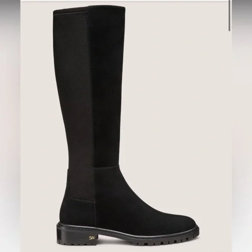 NEW Stuart Weitzman SUEDE 50/50 CITY KNEE-HIGH BOOT 9.5